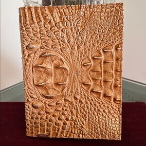 Brahmin Honey Brown Leather Melbourne Journal – Luxury Notebook NWT